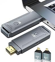 Wireless HDMI Transmitter and Receiver 100ft/30m,4K Decode 1080P Output, 2.4G/5G Plug&Play Portable HDMI Wireless,for Streaming Video and Audio to Monitor from Laptop/TV Box