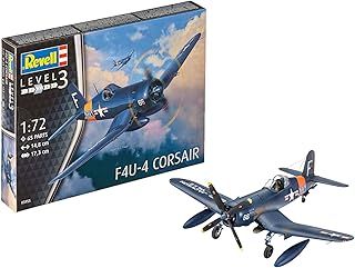 Revell 03955 F4U-4 Corsair 1:72 Scale Unbuilt/Unpainted Plastic Model Kit