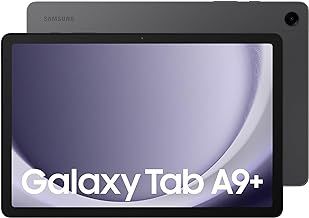 Samsung Galaxy Tab A9+ Android Tablet, 64GB Storage, Large Display, 3D Sound, Graphite, 3 Year Manufacturer Extended Warranty (UK Version)