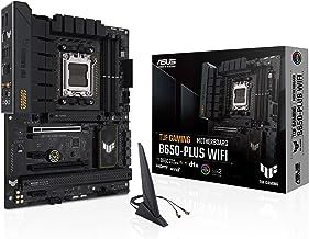 ASUS TUF GAMING B650-PLUS WIFI AMD Ryzen AM5 ATX motherboard, 14 power stages, PCIe 5.0 M.2 support, DDR5 memory, WiFi 6 and 2.5 Gb Ethernet, USB4 support and Aura Sync