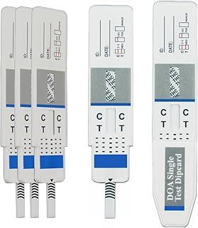One Step Cannabis Urine Panel Drug Tests, 5 x Rapid Dip Card Testing Kits, 50ng/mL Cut-Off, Detects Marijuana, Hashish, THC, Ideal for Parents, Schools, Hospitals, Workplace (5 Tests)