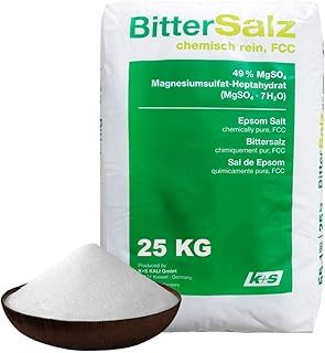 Elixir Gardens Natural Medical Organic FCC Food Grade Epsom Salts - Great for Baths! | Available in Qty from 500g to 25kg | (25kg)
