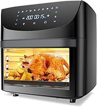 8L Air Fryer with Recipe Book, 1800W Oil-Free Digital Touch Screen, Energy Saving, Timer & Temperature Control, Low Noise, Dishwasher Safe – Large Air Fryer Oven for Home Use