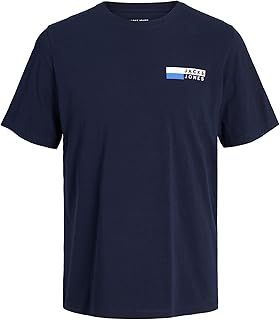 JACK & JONES Men's T-Shirts Short Sleeve Designer O-Neck Tee Top, Size- S to 2XL