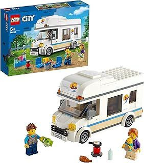 LEGO City Great Vehicles Holiday Camper Van Toy Car for Kids Aged 5 Plus Years Old, Caravan Motorhome Summer Sets, Gift Idea 60283