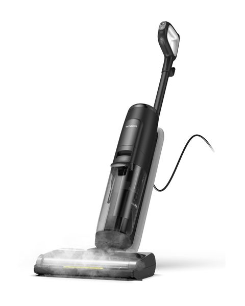 Tineco Steam Corded Wet Dry Vacuum iFLOOR 5 Steam All-in-one, Steam Mop Hardwood Floor Cleaner Great for Sticky Messes, 120℃ High-temp Steam, Self-cleaning with steam