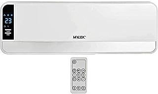 MYLEK Overdoor Heater 2kW Electric Downflow Over Door Air Curtain And Fan with Thermostat, LED Display, Timer & Remote Control - Lot20 Compliant