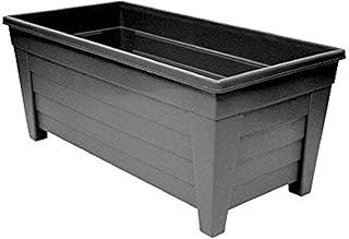 4 Black Gros Trough 55cm