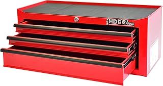 Hilka G301C3BBS - Durable 3-Drawer Tool Chest,Red