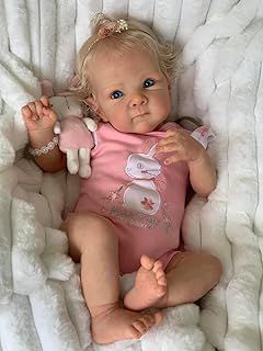 iCradle Reborn Dolls 18 Inch Life Like Newborn Baby Doll - 48cm Realistic Doll for Age 3+