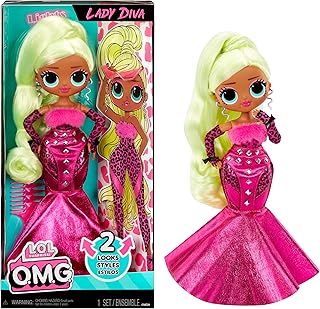 L.O.L. Surprise! OMG Fashion Doll - Lady Diva - With Multiple Surprises including Transforming Fashions and Fabulous Accessories – Great for Kids Ages 4+