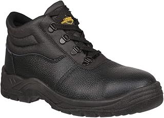 Iron Mountain Unisex Workwear Steel Toecap & Midsole S3 SRC Leather Safety Ankle Boot