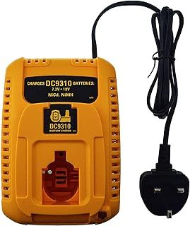Replacement Power Battery Charger DC9310 DW9116 DW9226 DE9130 DE9310 Compatible with DEWALT 7.2V-18V NiCad & NiMh Battery DW9057 DC9071 DC9091 DC9096 DW9072 DW9091 DW9099 DE9135 etc