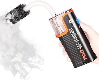 Smoke B Hand-held Fog Machine, Portable Smoke Machine with Remote Control Fogger for Photography, Outdoor Events, Parties, Stage Effects, Halloween, Disinfection or Weddings (Black)