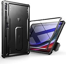 Dexnor for Samsung Galaxy Tab S10 Ultra/S9 Ultra/S8 Ultra Case, [Built in Screen Protector and Kickstand] Heavy Duty Military Grade Protection Shockproof Protective Cover - Black