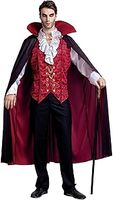Spooktacular Creations Renaissance Medieval Scary Vampire Deluxe Halloween Costume for Men Role-Playing Sins Cosplay
