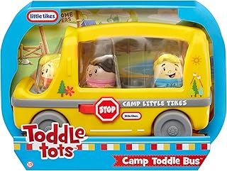 little tikes Toddle Tots Camp Toddle Bus - Toddle Playset, Includes Bus & 3 Character figures for Pretend Play, Toy and Present for Toddlers and Kids, For Boys and Girls Ages 1-5 Years