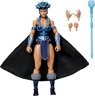 Masters of the Universe Masterverse 7-Inch Action Figure, New Eternia Evil-Lyn, MOTU Toy Villain Sorceress, 30 Articulations, Staff with Orb, JBP77