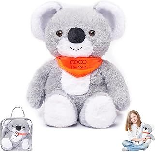 Weighted Stuffed Animals 1.4 Kg for Anxiety | Relief Anxiety Koala | Stuffed Weighted Plush Toy for Kids & Adults | Weighted Anxiety Teddy | Carrying Bag Included | Machine Washable Weighted Plushies