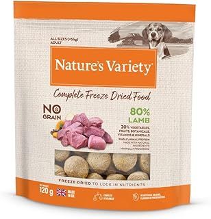 Nature's Variety Complete Freezed Dried Food Lamb for Dogs Mini and Small - Case 7 x 120 g