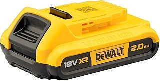 Dewalt DCB183 2 Ah Li-Ion Battery Pack, 18 V, Black/Yellow