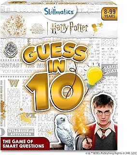 Skillmatics Guess in 10 Harry Potter, Card Game for Boys, Girls, Kids, Families, Teens & Adults, Play with Wizards, Magic, Ron, Hermione, Dumbledore, Snape, Gifts for Ages 8, 9, 10 and Up