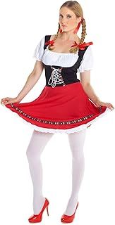 Morph Oktoberfest Women's Costume - Bavarian Beer Maid Dirndl Dress Outfit