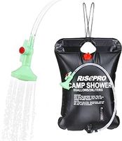 5 gallons 20L Solar Shower Bag Heating Camping Shower Bag Temperature Indicator Hot Water Hiking Climbing