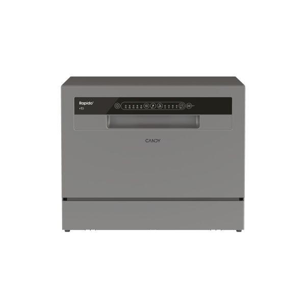 Candy Table Top Dishwasher CP 6E51LS-80 - Silver - 6 Place Settings