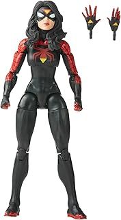 Marvel Hasbro Legends Series Jessica Drew Spider-Woman, Spider-Man Legends Collectible 6 Inch Action Figures