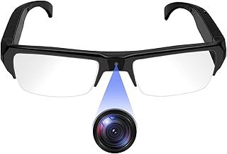 Mini Camera Glasses, Small Glasses Cam, 1080P HD, Micro Video Camera, Surveillance, Sports, Outdoor Activities