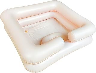 Wash Hair in Bed, Inflatable Shampoo Basin, Inflatable Hair Washing Basin，Bedridden and Handicapped Portable Washing Hair Basin.