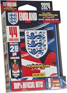 Panini England Adrenalyn XL 2024 Official Tournament Edition Trading Cards-Pocket Tin, Mixed