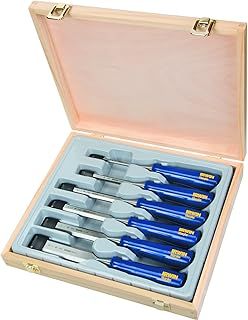 Irwin Marples M444 Blue Chip Bevel Edge Chisel - Set of 6, MAR444S6