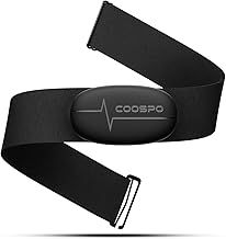 COOSPO Heart Rate Monitor Chest Strap H6M, Bluetooth ANT+ Heart Rate Monitor Chest Sensor with 400H Battery, HRM Works with Strava/Wahoo Fitness/Polar Beat/Peloton/Zwift/DDP Yoga App