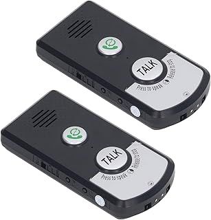 Wireless Voice Intercom Portable 2Way Intercom Doorbell Intercom System for Home and Office Use