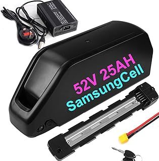 (UK Wareghouse) Ebike battery 52V 25AH for 1500W 1000W 750W 500W Motor, inside SamsungCell Long Range Lithium electric bike battery