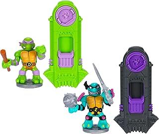 Legends of Akedo Teenage Mutant Ninja Turtles - Versus Pack Donnie Versus Slash, Includes 2 Mini Battling Figures as Well as 2 Exclusive Battle Controllers, Ready, Fight, Split Strike