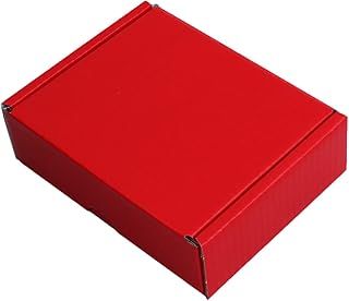 MEG4TEC 20 x Red Boxes 17.5cm x 14cm x 6cm, 7" x 5.5" x 2.25" inch, 175mm x 140mm x 60mm Deal Or No Deal Game Boxes