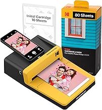 KODAK Dock ERA 4PASS Instant Photo Printer Bundle (4x6 inches) Initial 10 Sheets + 80 Sheet Pack
