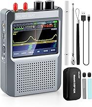 AURSINC Latest V2.4 Malahit DSP2 SDR Radio Receiver, Shortwave Radio Receiver 10kHz-380MHz 404MHz-2GHz AM SSB DSB CW NFM WFM RDS, Noise Reduction, Decoder Function Digital Radio, with 5000mAh Battery