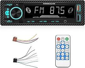 Car MP3 Radio Car Stereo Single Din 1 DIN Digital Bluetooth FM Audio Music Stereo Car Radio Mp3 Player USB/SD/AUX-IN In-Dash Unit Remote Control