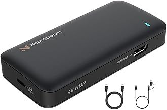 4K HDMI Capture Card, USB3.1 Video Capture Card for Streaming, Recording in HDR10 4K 60FPS with Ultra-Low Latency on PS4/PS5/Xbox/Switch in OBS,YouTube, Tiktok,Works with PC/Mac CCD30
