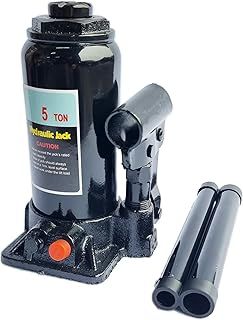 5 Ton Hydraulic Bottle Jack Heavy Duty Lifting Ram Car Van Truck Caravan Lorry Tractor