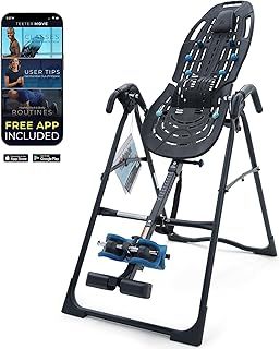 TEETER EP-560 Ltd. Inversion Table – Back Pain Relief & Spinal Decompression Therapy Equipment for Home Use, Premium Build, FDA Registered