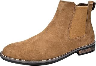 Bruno Marc Men's Urban-06 Suede Leather Chelsea Ankle Boots URBAN-06