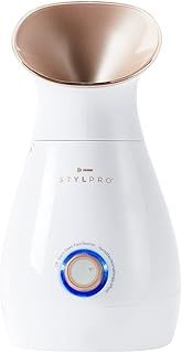STYLPRO 4-in-1 Steamer: Face Steamer, Aromatherapy Diffuser, Humidifier and Towel Warmer - Ionic Face Mist for Deep Cleaning, Luxury Home Spa, Unclogs Pores