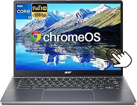 acer 2024 Chromebook Plus 514 Touchscreen Laptop, 14 Inch FHD, Intel 8-Core i3-N305, 8GB LPDDR5 RAM, 512GB SSD, Business Chromebook Laptop, Wi-Fi 6E, 1080P Webcam, SD Card Reader, Chrome OS
