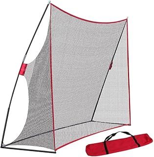 Large Golf Net, 10Ft x 7Ft Golf Practice Net Professional Golf Accessories with Carry Bag for Indoor and Outdoor Golf Hitting Training