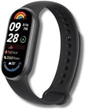 Mi Smart Band 9, 1.62" AMOLED Screen, 21 Days Battery Life, Fitness Tracker, 150+ Sports Modes, Heart Rate Monitor, Sleep Monitor, Step Counter, 5ATM, Black